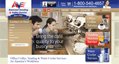 Desktop Screenshot of americanvendingonline.com