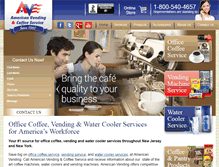 Tablet Screenshot of americanvendingonline.com